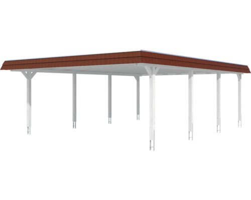 Freistehender Carport mit Dach