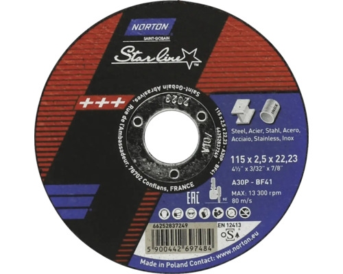 Starline Trennscheibe Norton Ø 115x22,23 mm