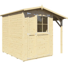 Gartenhaus Bertilo Tonio 1 Plus inkl. Schleppdach 244 x 233 cm natur exclusiv bei Hornbach