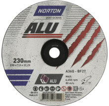 Norton Schleifscheibe Aluminium 230 Millimeter