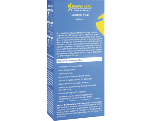 Kiepenkerl Hochbeet Vital Mischungspackung für verbessere Bodenvitalität