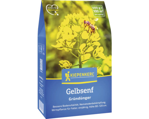 Gründünger Kiepenkerl Gelbsenf 0,5 kg für 100 m²