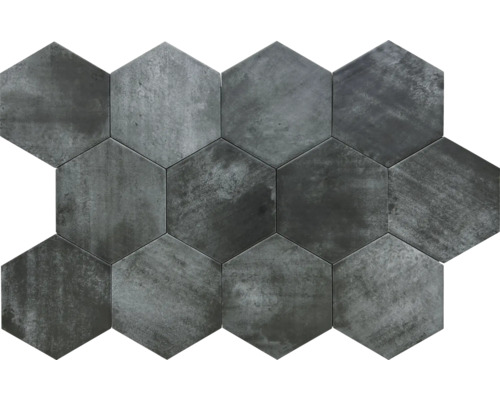 Hexagon Fliese Denia Graphite Hexa 14x16cm