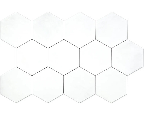 Hexagon Fliese Denia White Hexa14x16cm