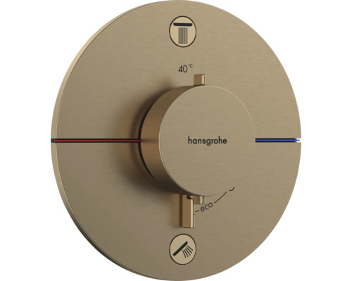 hansgrohe Duscharmatur mit Thermostat SHOWERSELECT COMFORT S brushed bronze gebürstet ohne Unterputzgrundkörper 15554140