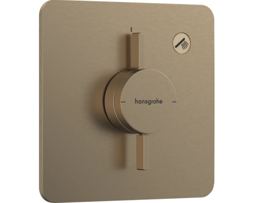 hansgrohe Duscharmatur Unterputz DUOTURN Q für 1 Verbraucher brushed bronze gebürstet ohne Unterputzgrundkörper 75614140