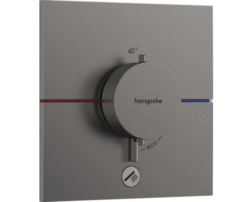 hansgrohe Unterputz Thermostat Dusche SHOWERSELECT COMFORT E brushed black chrom gebürstet ohne Unterputzgrundkörper 15575340