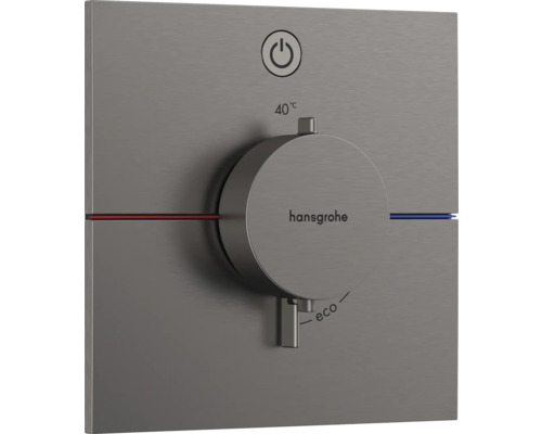 hansgrohe Unterputz Thermostat Dusche SHOWERSELECT COMFORT E brushed black chrom gebürstet ohne Unterputzgrundkörper 15571340