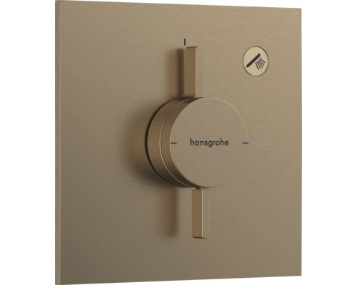 hansgrohe Duscharmatur Unterputz DUOTURN E für 1 Verbraucher brushed bronze gebürstet ohne Unterputzgrundkörper 75617140