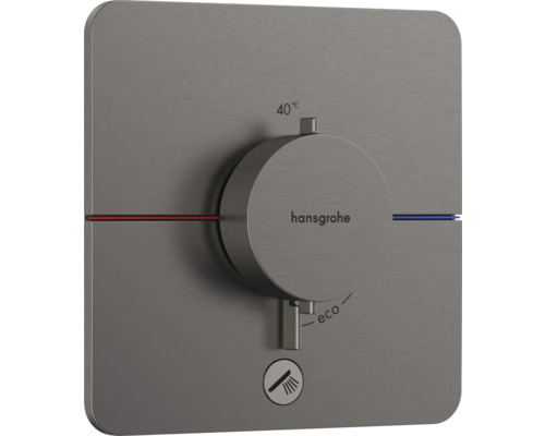 hansgrohe Unterputz Thermostat Dusche SHOWERSELECT COMFORT Q brushed black chrom gebürstet ohne Unterputzgrundkörper 15589340