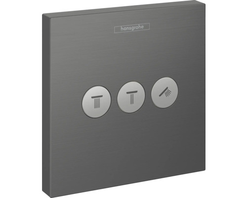 hansgrohe Umstellventil Unterputz SHOWERSELECT brushed black chrom gebürstet ohne Unterputzgrundkörper 15764340