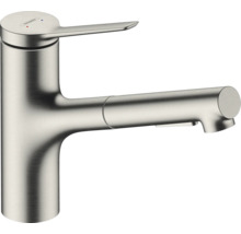 hansgrohe Küchenarmatur mit Handbrause ZESIS 150 M33 edelstahl gebürstet 74820800