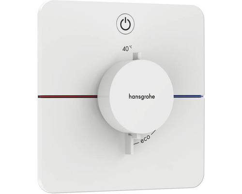 hansgrohe Unterputz Thermostat Dusche SHOWERSELECT COMFORT Q weiß matt ohne Unterputzgrundkörper 15581700