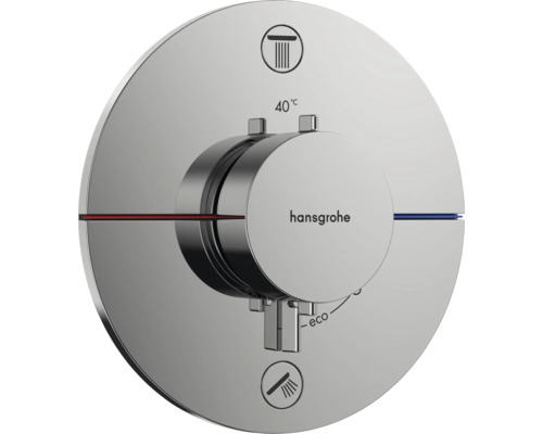 hansgrohe Duscharmatur mit Thermostat SHOWERSELECT COMFORT S chrom ohne Unterputzgrundkörper 15556000