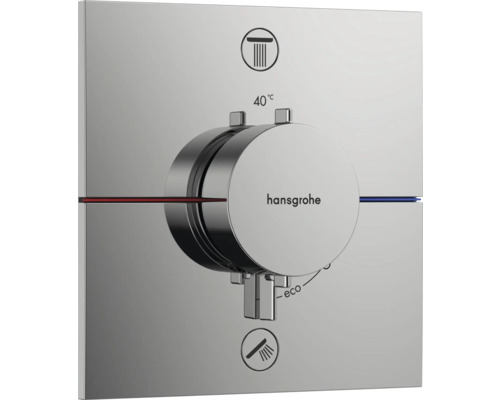 hansgrohe Unterputz Thermostat Dusche SHOWERSELECT COMFORT E chrom ohne Unterputzgrundkörper 15578000