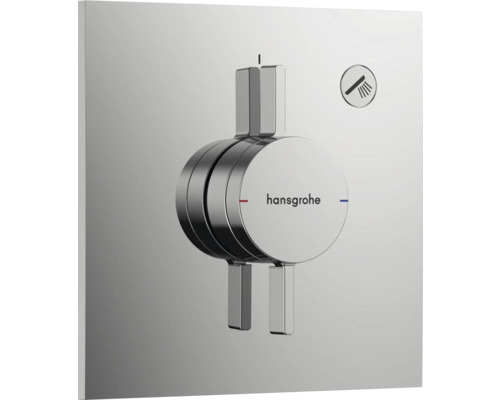 hansgrohe Duscharmatur Unterputz DUOTURN E für 1 Verbraucher chrom ohne Unterputzgrundkörper 75617000