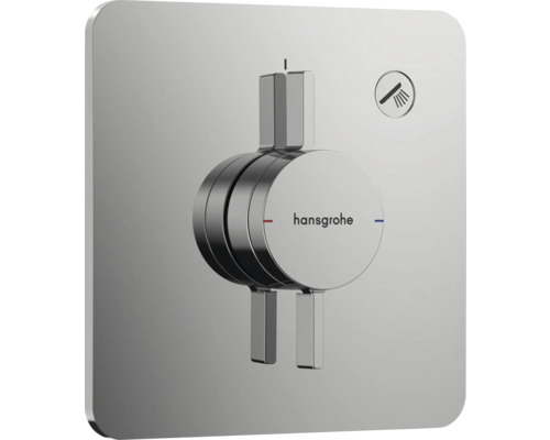 hansgrohe Duscharmatur Unterputz DUOTURN Q für 1 Verbraucher chrom ohne Unterputzgrundkörper 75614000