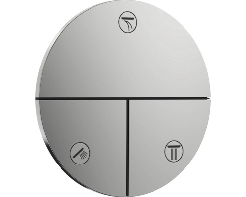 hansgrohe Umstellventil Unterputz SHOWERSELECT COMFORT S für 3 Verbraucher chrom ohne Unterputzgrundkörper 15558000