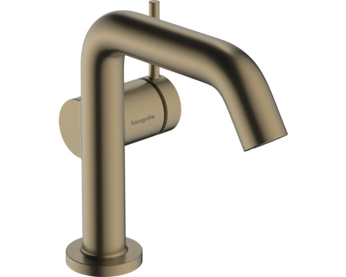 hansgrohe Waschtischarmatur TECTURIS S 110 CoolStart brushed bronze gebürstet mit Push-Open Ablaufventil 73322140 hansgrohe Waschtischarmatur TECTURIS S 110 CoolStart brushed bronze gebürstet mit Push-Open Ablaufventil 73322140