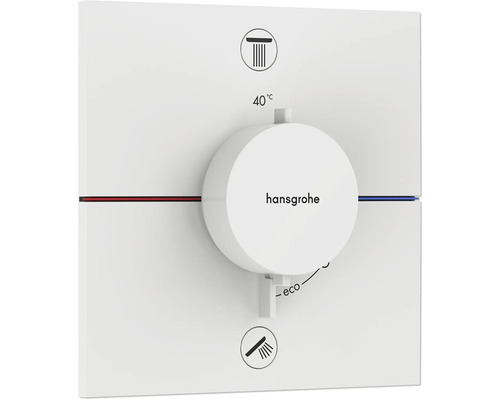 hansgrohe Unterputz Thermostat Dusche SHOWERSELECT COMFORT E weiß matt ohne Unterputzgrundkörper 15572700