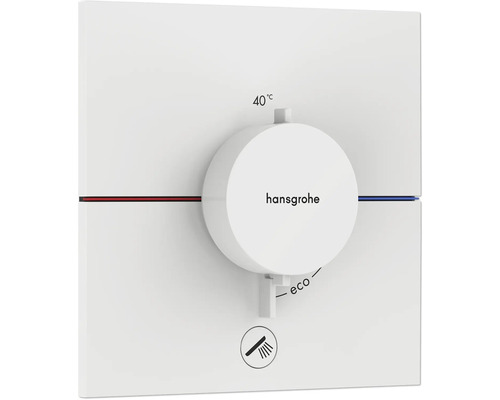 hansgrohe Unterputz Thermostat Dusche SHOWERSELECT COMFORT E weiß matt ohne Unterputzgrundkörper 15575700