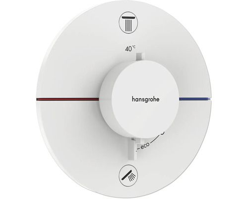 hansgrohe Duscharmatur mit Thermostat SHOWERSELECT COMFORT S weiß matt ohne Unterputzgrundkörper 15554700