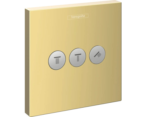 hansgrohe Umstellventil Unterputz SHOWERSELECT polished gold optic ohne Unterputzgrundkörper 15764990