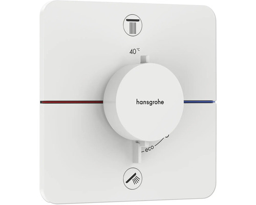 hansgrohe Unterputz Thermostat Dusche SHOWERSELECT COMFORT Q weiß matt ohne Unterputzgrundkörper 15583700