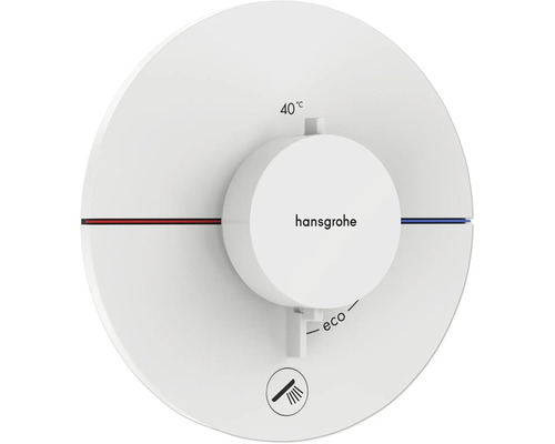 hansgrohe Unterputz Thermostat Dusche SHOWERSELECT COMFORT S weiß matt ohne Unterputzgrundkörper 15562700
