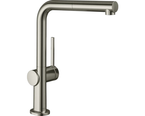 hansgrohe Küchenarmatur mit herausziehbaren Auslauf TALIS M54 edelstahl gebürstet 72808800