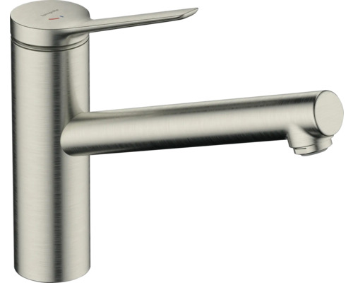 hansgrohe Küchenarmatur ZESIS 150 M33 CoolStart edelstahl gebürstet 74813800 Einhandmischer für Waschtisch