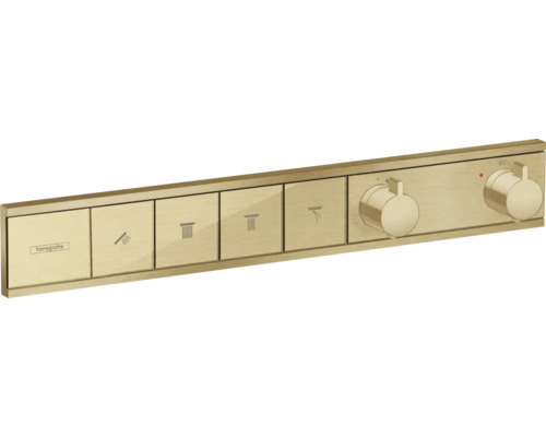 hansgrohe Unterputz Thermostat Dusche RainSelect brushed bronze gebürstet für 4 Verbraucher ohne Unterputzgrundkörper 15382140
