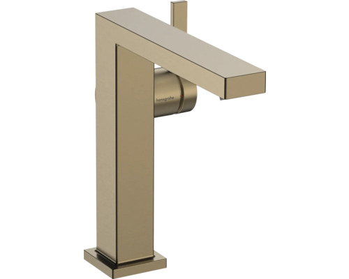 hansgrohe Waschtischarmatur TECTURIS E 150 CoolStart brushed bronze gebürstet mit Push-Open Ablaufventil 73042140 hansgrohe Waschtischarmatur TECTURIS E 150 CoolStart brushed bronze gebürstet mit Push-Open Ablaufventil 73042140
