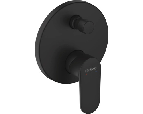 hansgrohe Badewannenarmatur Unterputz VERNIS BLEND schwarz matt ohne Unterputzgrundkörper 71467670
