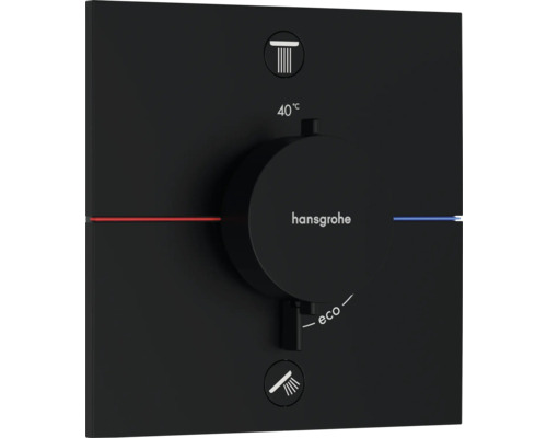 hansgrohe Unterputz Thermostat Dusche SHOWERSELECT COMFORT E schwarz matt ohne Unterputzgrundkörper 15578670