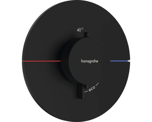 hansgrohe Unterputz Thermostat Dusche SHOWERSELECT COMFORT S schwarz matt ohne Unterputzgrundkörper 15559670
