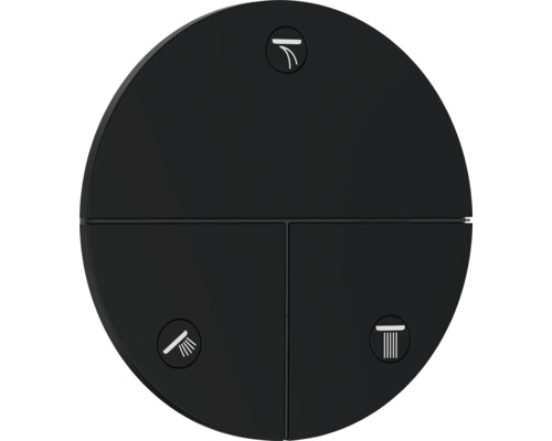 hansgrohe Umstellventil Unterputz SHOWERSELECT COMFORT S für 3 Verbraucher schwarz matt ohne Unterputzgrundkörper 15558670