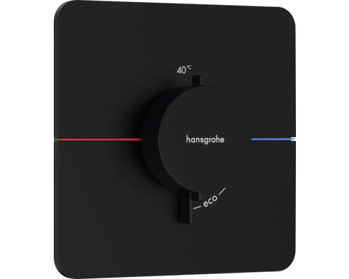 hansgrohe Unterputz Thermostat Dusche SHOWERSELECT COMFORT Q schwarz matt ohne Unterputzgrundkörper 15588670