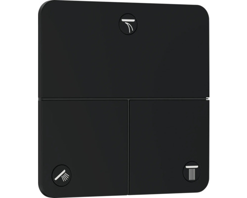 hansgrohe Umstellventil Unterputz SHOWERSELECT COMFORT Q für 3 Verbraucher schwarz matt ohne Unterputzgrundkörper 15587670