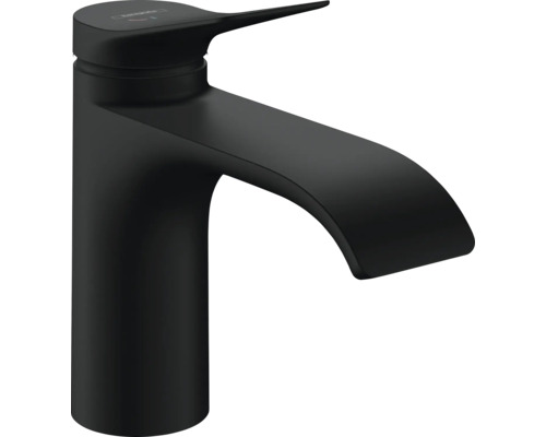 hansgrohe Waschtischarmatur VIVENIS 80 CoolStart Eco schwarz matt mit Zugstangen-Ablaufgarnitur 75014670 hansgrohe Waschtischarmatur VIVENIS 80 CoolStart Eco schwarz matt mit Zugstangen-Ablaufgarnitur 75014670