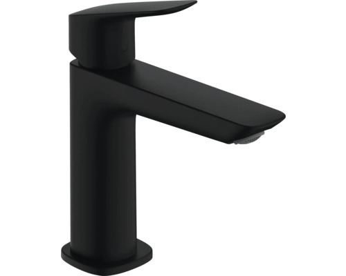 hansgrohe Waschtischarmatur LOGIS 110 Eco schwarz matt mit Zugstangen-Ablaufgarnitur 71251670 hansgrohe Waschtischarmatur LOGIS 110 Eco schwarz matt mit Zugstangen-Ablaufgarnitur 71251670