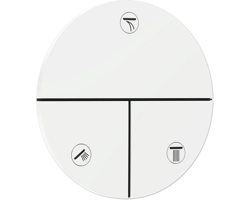 hansgrohe Umstellventil Unterputz SHOWERSELECT COMFORT S für 3 Verbraucher weiß matt ohne Unterputzgrundkörper 15558700