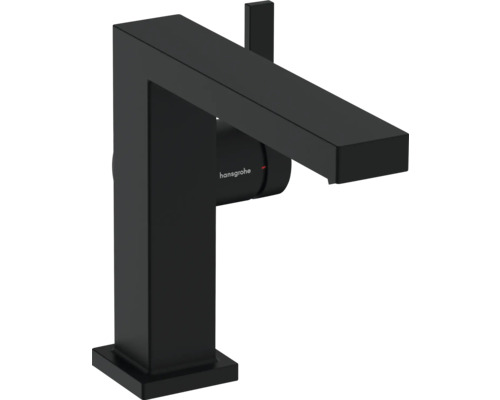 hansgrohe Waschtischarmatur TECTURIS E 110 CoolStart schwarz matt mit Push-Open Ablaufventil 73024670 hansgrohe Waschtischarmatur TECTURIS E 110 CoolStart schwarz matt mit Push-Open Ablaufventil 73024670