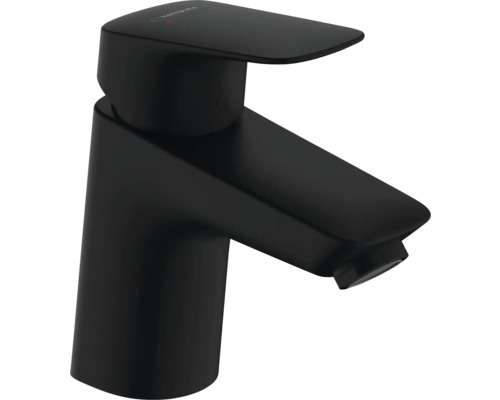 hansgrohe Waschtischarmatur LOGIS 70 Eco schwarz matt mit Zugstangen-Ablaufgarnitur 71070670 hansgrohe Waschtischarmatur LOGIS 70 Eco schwarz matt mit Zugstangen-Ablaufgarnitur 71070670