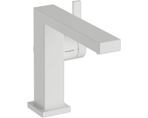 hansgrohe Waschtischarmatur TECTURIS E 110 CoolStart weiß matt mit Push-Open Ablaufventil 73024700 hansgrohe Waschtischarmatur TECTURIS E 110 CoolStart weiß matt mit Push-Open Ablaufventil 73024700