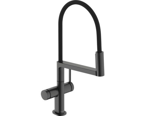 hansgrohe Küchenarmatur TALIS SELECT M54 POWDERSPRAY brushed black chrom gebürstet 72861340 hansgrohe Küchenarmatur TALIS SELECT M54 POWDERSPRAY brushed black chrom gebürstet 72861340