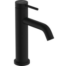 hansgrohe Waschtischarmatur TECTURIS S 110 CoolStart schwarz matt mit Zugstangen-Ablaufgarnitur 73318670
