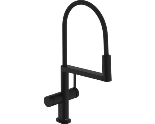 hansgrohe Küchenarmatur TALIS SELECT M54 POWDERSPRAY schwarz matt 72861670