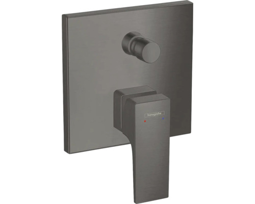 hansgrohe Badewannenarmatur Unterputz METROPOL brushed black chrom gebürstet ohne Unterputzgrundkörper 32545340