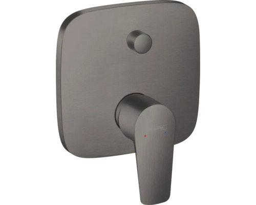 hansgrohe Badewannenarmatur Unterputz TALIS E brushed black chrom gebürstet ohne Unterputzgrundkörper 71474340